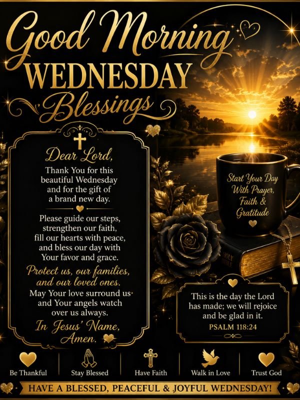 Good Morning wednesday blessing
