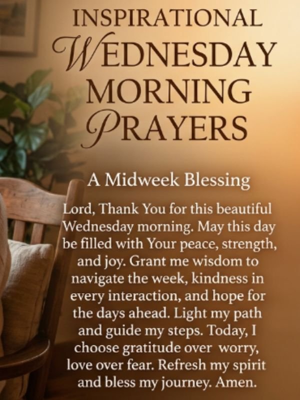 Inspirational wednesday blessing