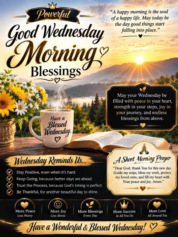 powerful Good Morning wednesday blessing