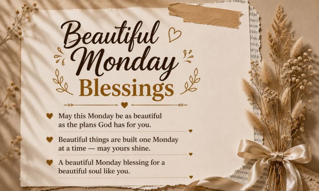 Beautiful Monday Blessings