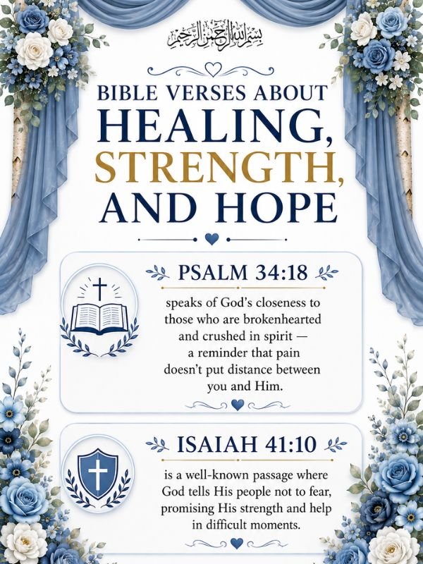 Bible Verses About Healing, Strength, and Hope