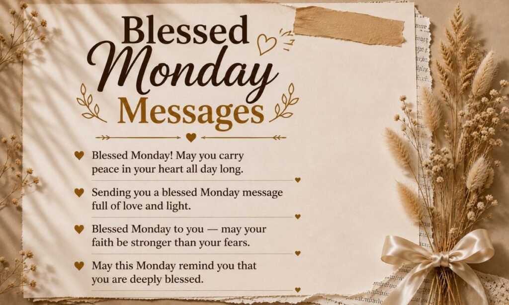 Blessed Monday Messages