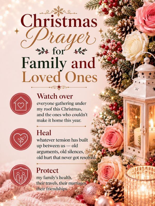 Christmas Prayer for Family and Loved Ones