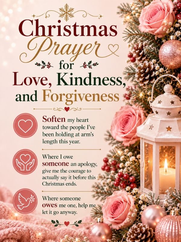Christmas Prayer for Love, Kindness, and Forgiveness