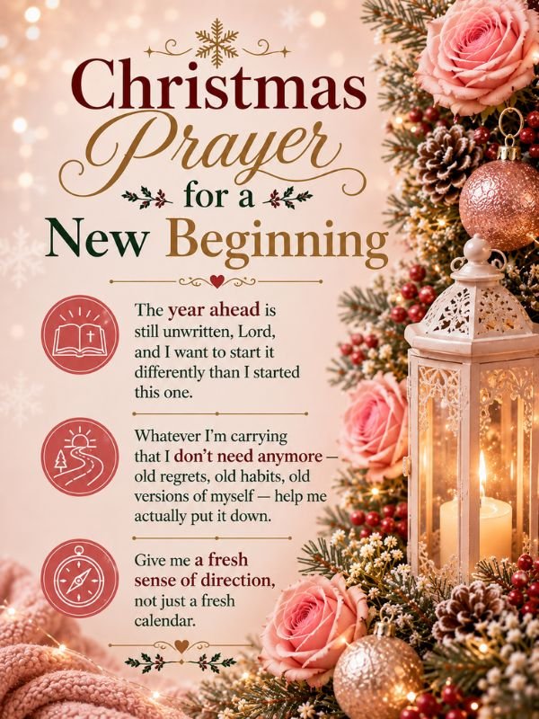 Christmas Prayer for a New Beginning