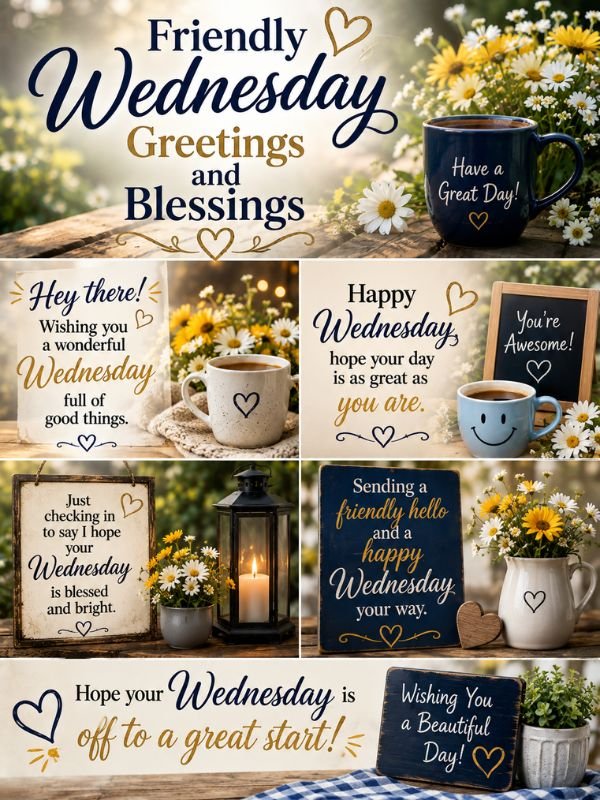 Friendly Wednesday Greetings and Blessings