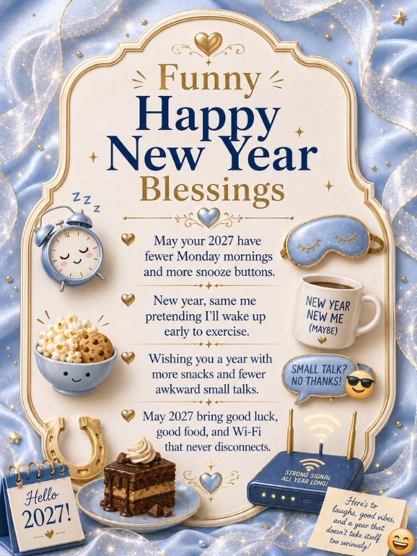 Funny Happy New Year Blessings