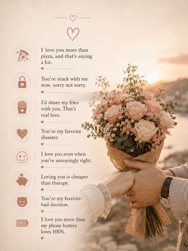 Funny Love Quotes for Him