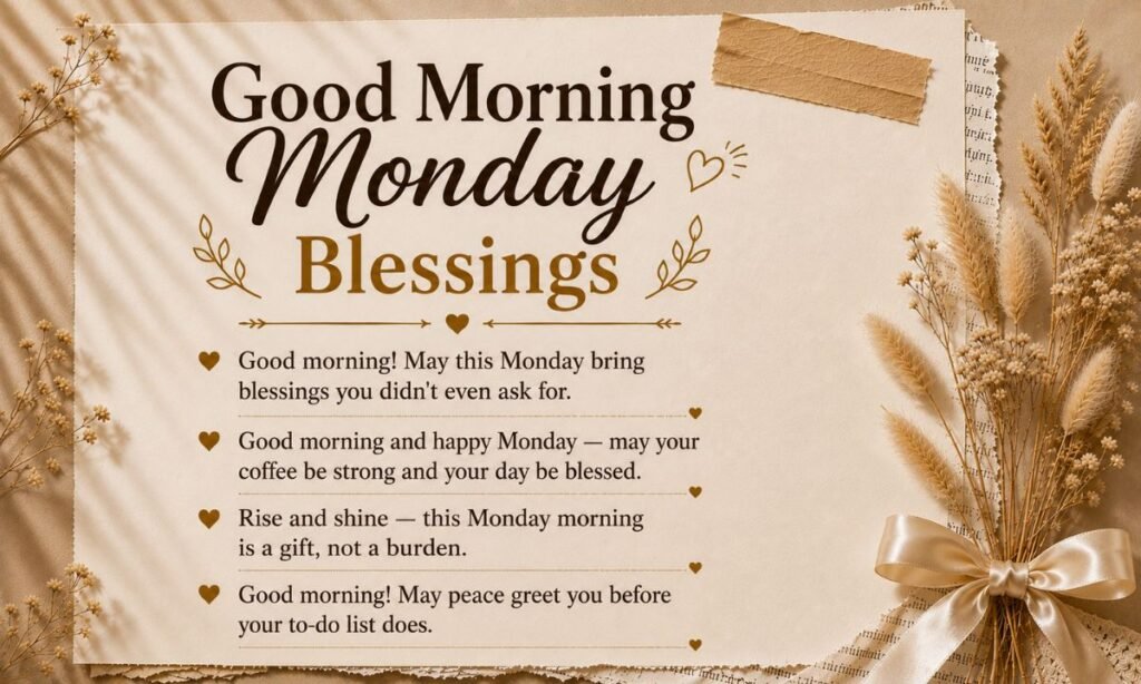 _Good Morning Monday Blessings
