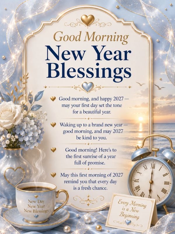 Good Morning New Year Blessings