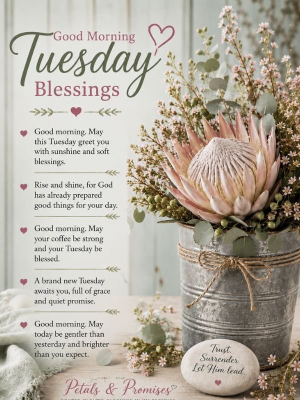 Good Morning Tuesday Blessings