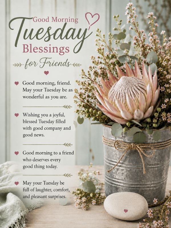 Good Morning Tuesday Blessings for Friend