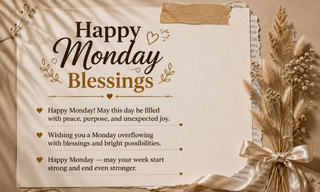 Happy Monday Blessings