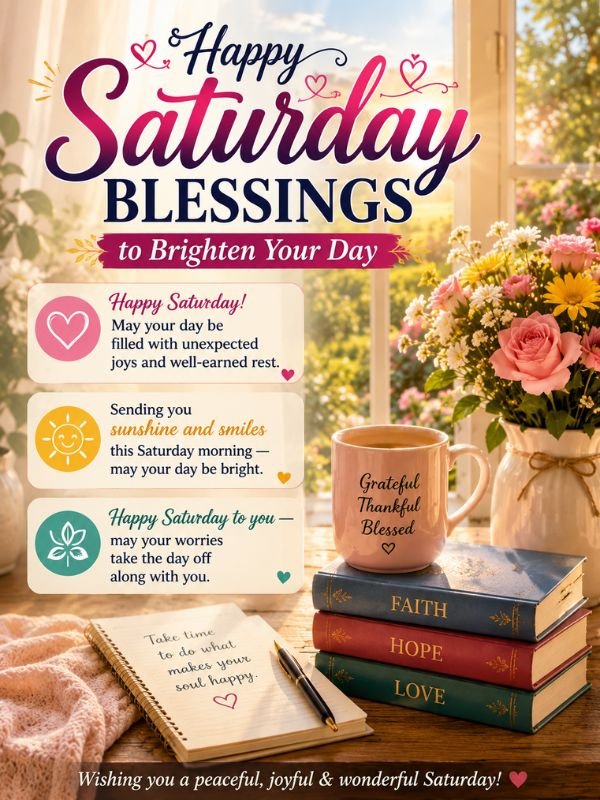 Happy Saturday Blessings to Brighten Your Day