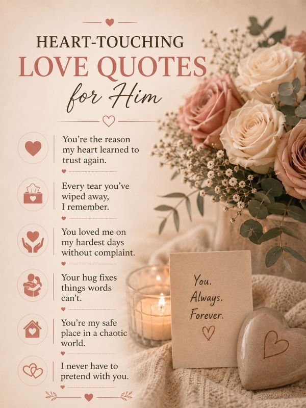 Heart-Touching Love Quotes for Him