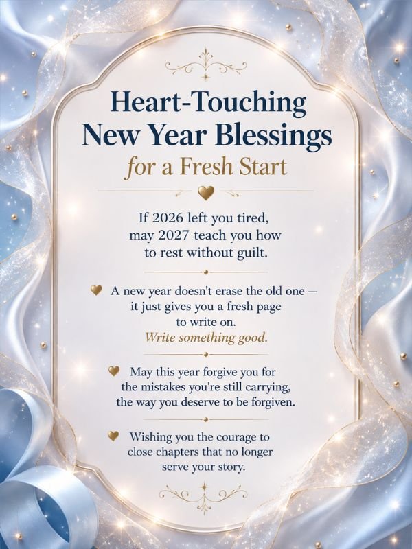 Heart-Touching New Year Blessings for a Fresh Start