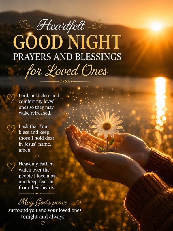 Heartfelt Good Night Prayers and Blessings for Loved Ones