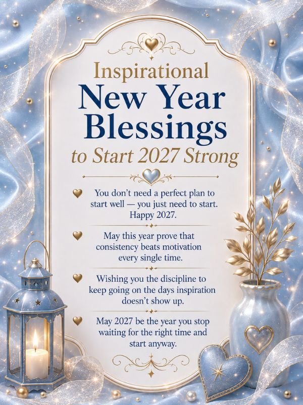 Inspirational New Year Blessings to Start 2027 Strong