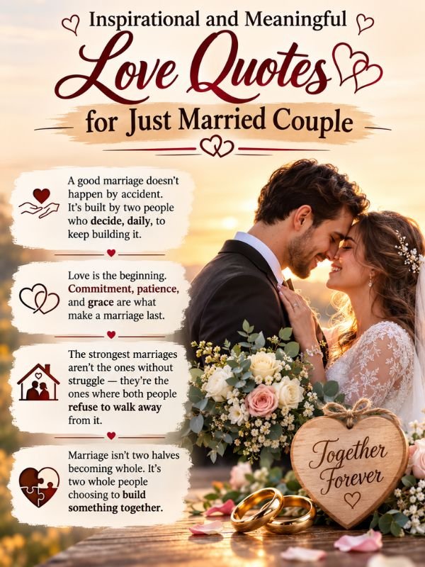 _Love Quotes for Just Married Couple
