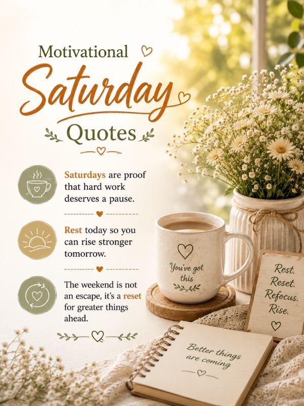 Motivational Saturday Quotes
