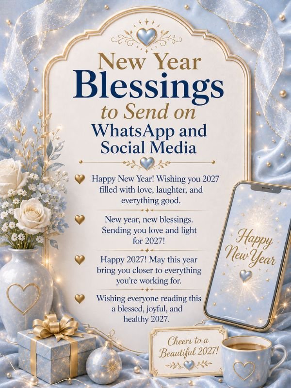 New Year Blessings to Send on WhatsApp and Social Media