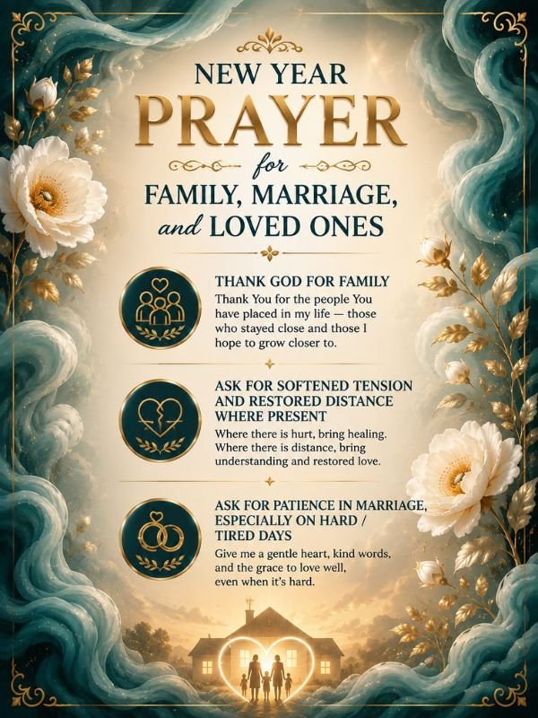 New Year Prayer for Family, Marriage, and Loved Ones