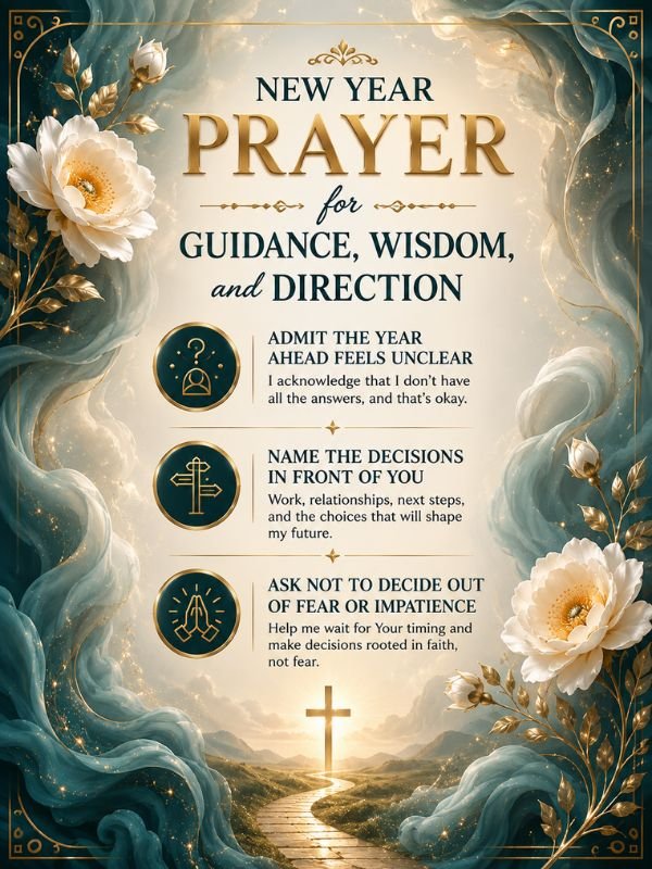 New Year Prayer for Guidance, Wisdom, and Direction