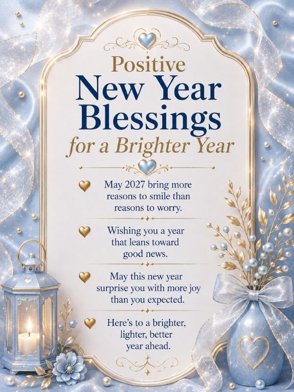 Positive New Year Blessings for a Brighter Year