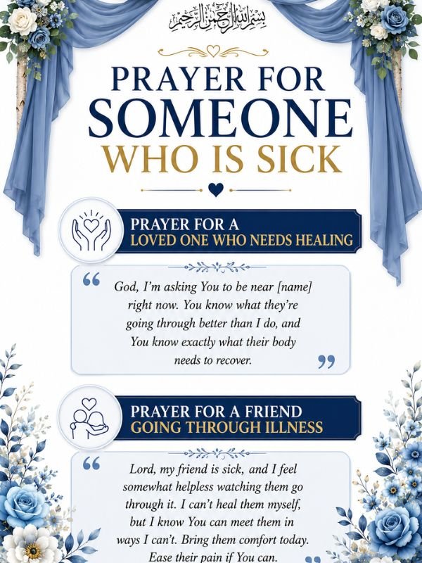 Prayer for Someone Who Is Sick
