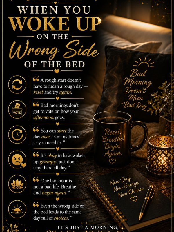 Quotes For When You Woke Up On The Wrong Side Of The Bed