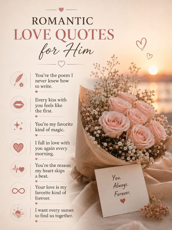 Romantic Love Quotes for Him