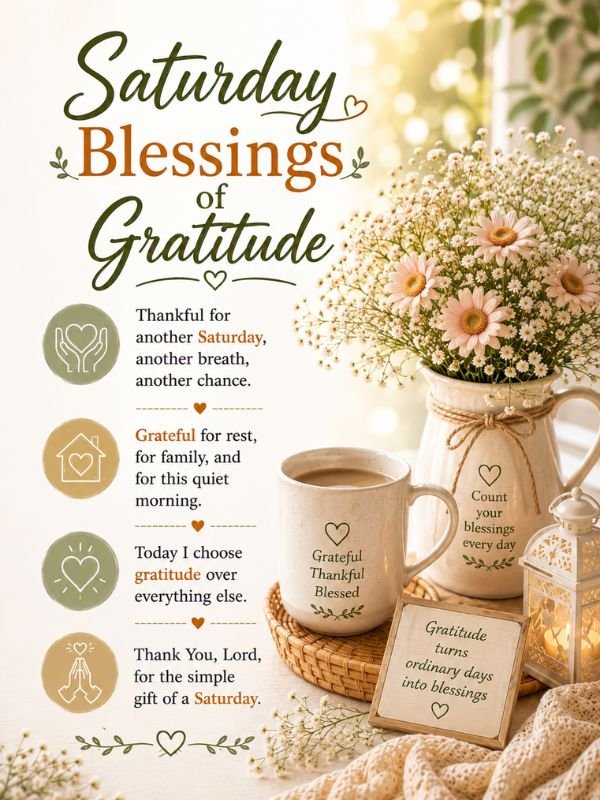 Saturday Blessings of Gratitude