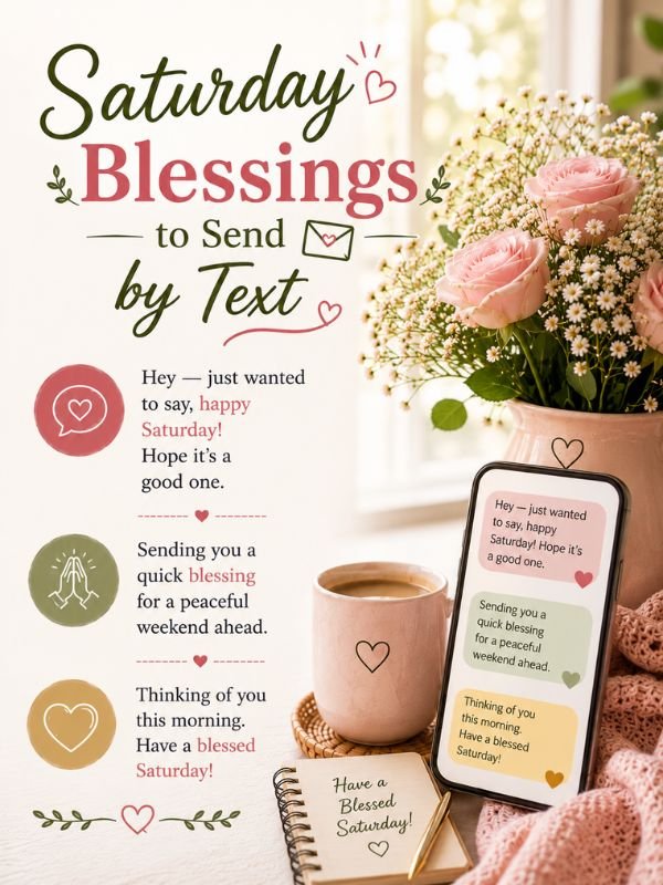 Saturday Blessings to Send by Text