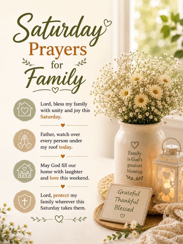 Saturday Prayers for Family