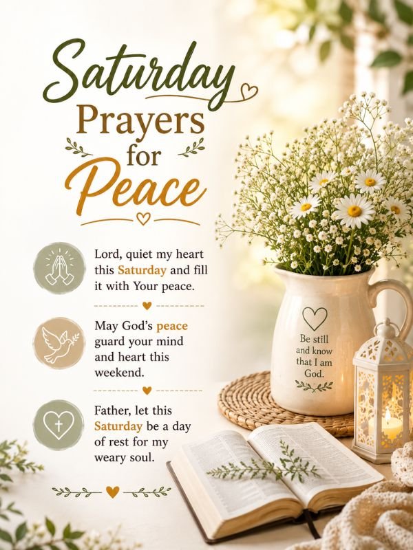 Saturday Prayers for Peace
