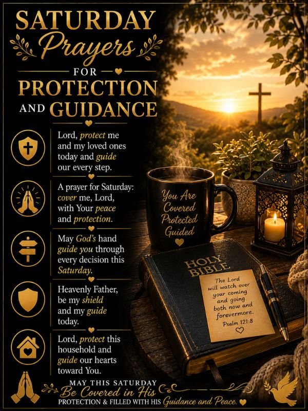 Saturday Prayers for Protection and Guidance