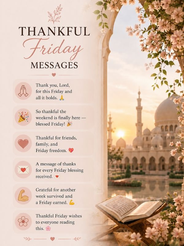 Thankful friday message