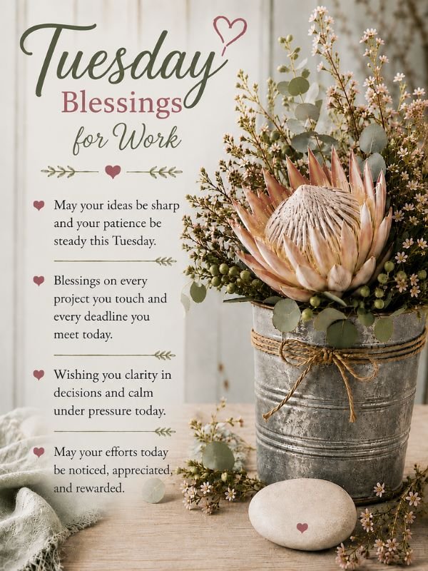 Tuesday Blessings for Work