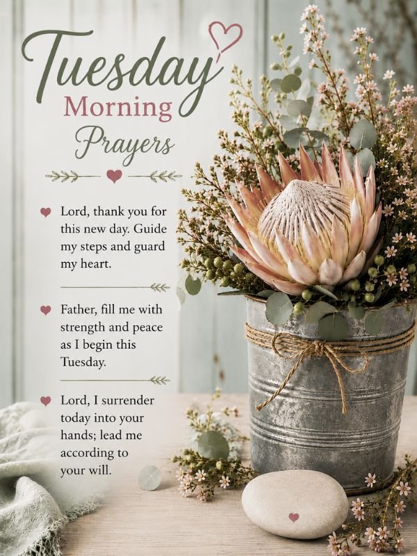 Tuesday Morning Prayers