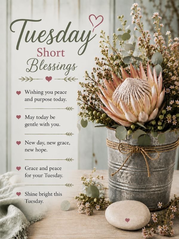 Tuesday Short Blessings
