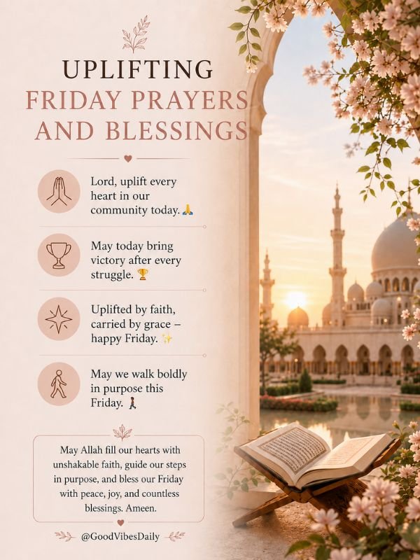 Uplifting Friday Prayers and Blessings