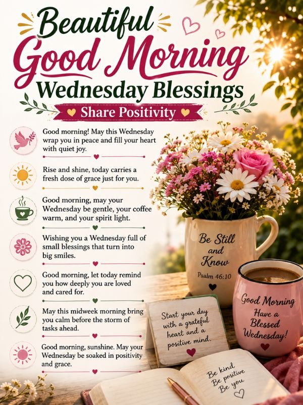 Wednesday Blessings Share Positivity