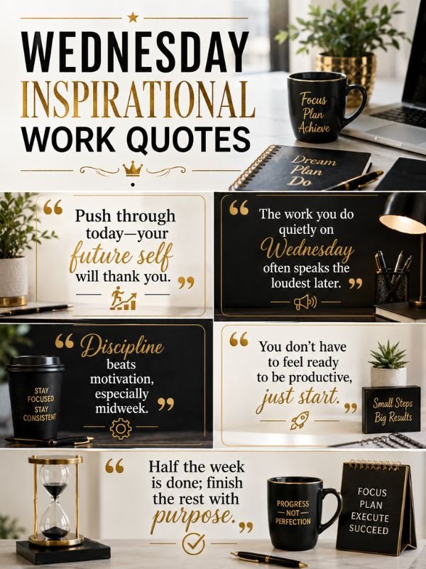 Wednesday Inspirational Work Quotes