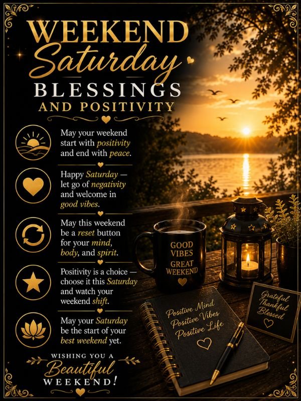 Weekend Saturday Blessings and Positivity