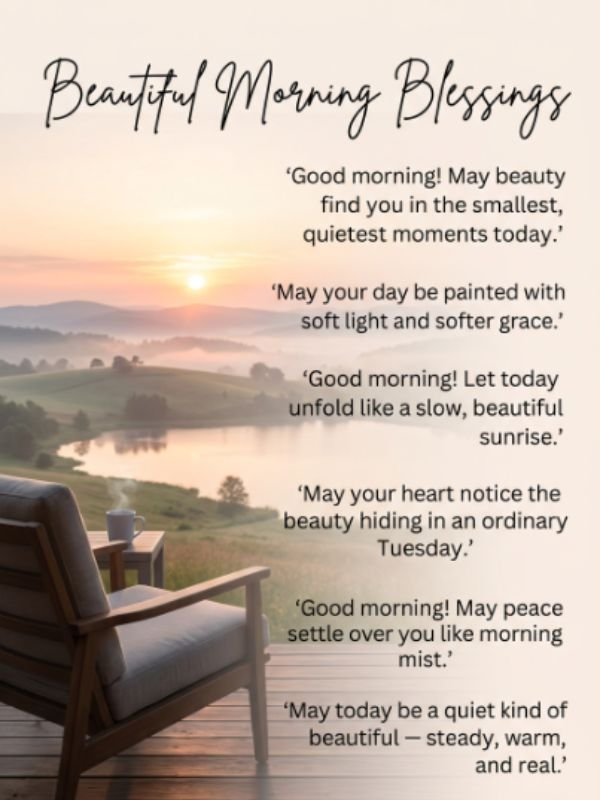 Beautiful Morning Blessings