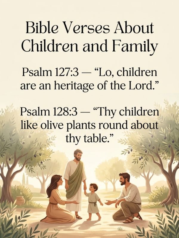 Bible Verses About Children and Family