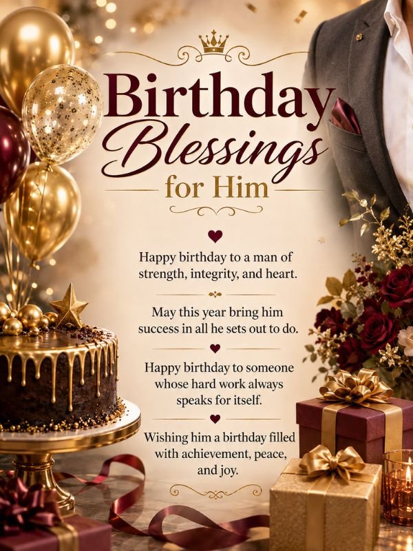 Birthday Blessings for Him