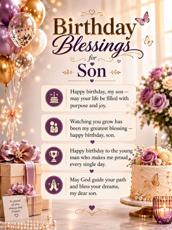 Birthday Blessings for Son