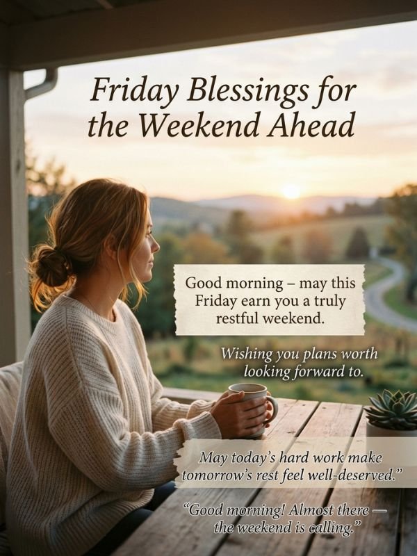 Friday Blessings for the Weekend Ahead