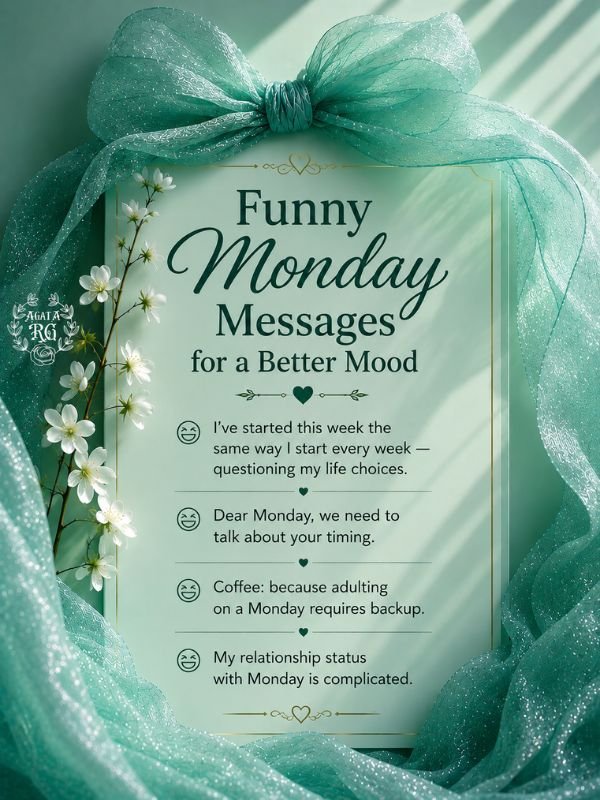Funny Monday Messages for a Better Mood